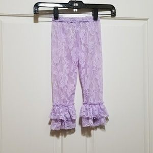 NWOT Lace Lavender Leggings